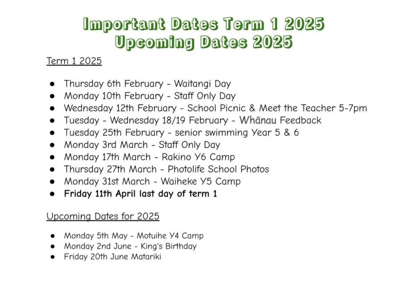 Important Dates 2024_2025 (2) – Torbay School